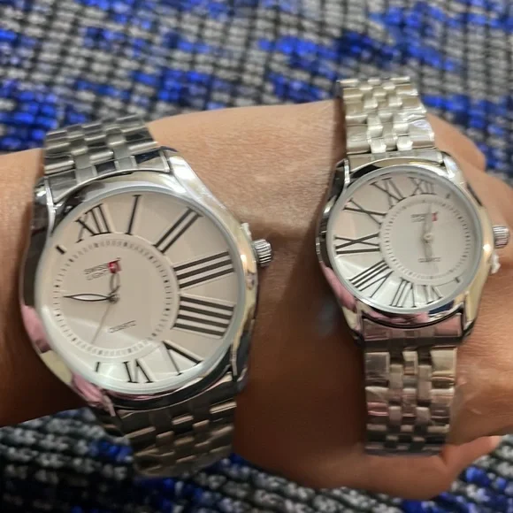 Swiss light couple watches, brand new - Picture 3 of 8